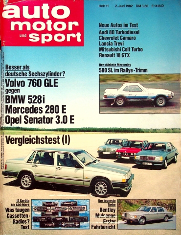Deckblatt Auto Motor und Sport (11/1982)